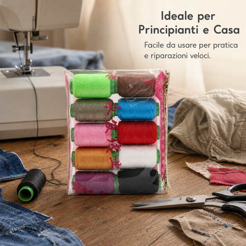 Filo cucito poliestere - da, in