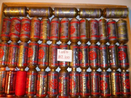 Stock spole filo cucire - filo,